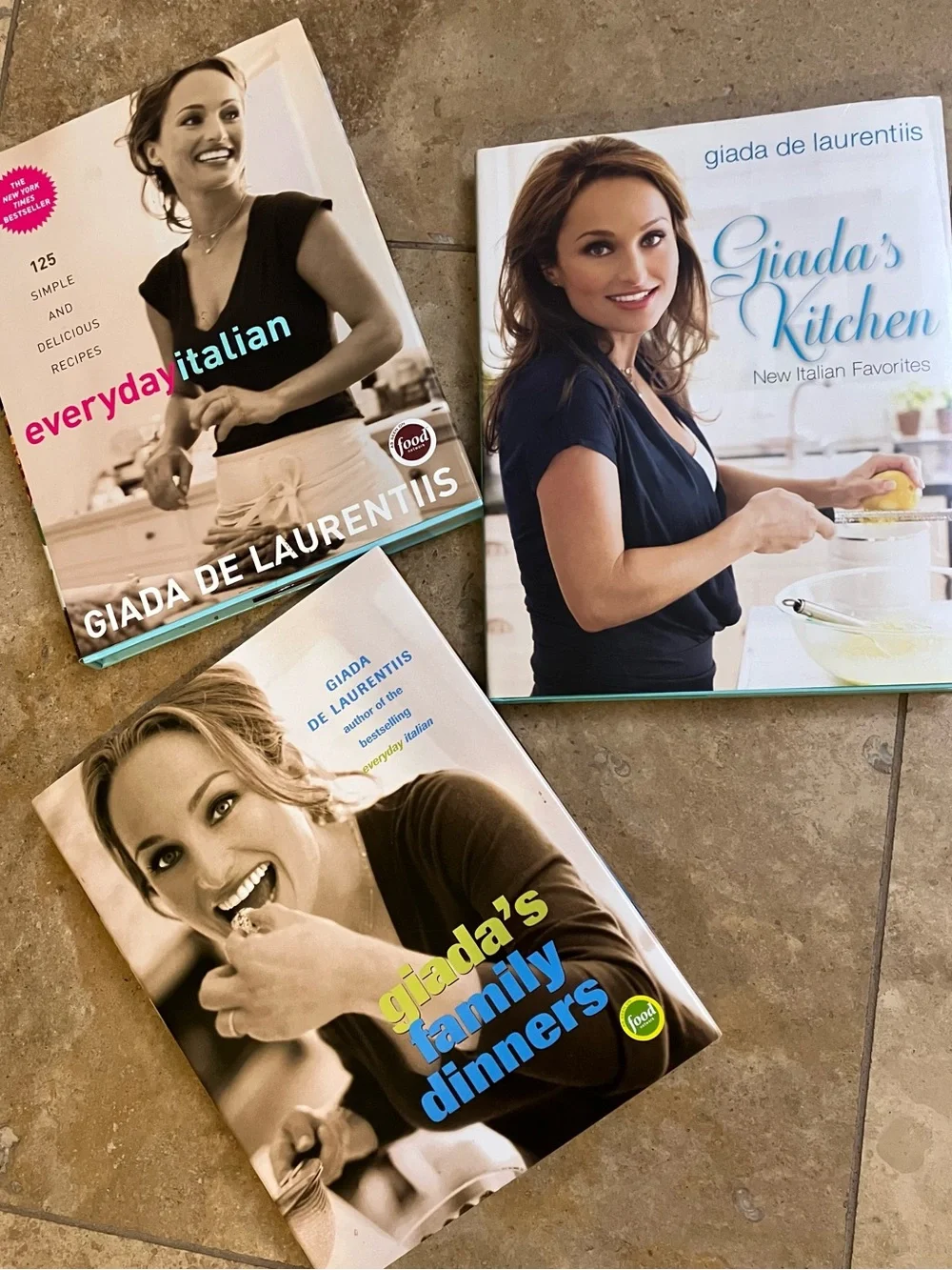 3 Giada de Laurentis cookbooks